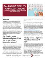 Balancing fidelity and adaptation: A guide for evidence-based program implementation