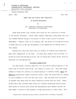 Honey bees and alfalfa seed production in eastern Washington