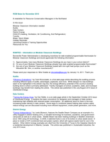 RCM News, November 2010