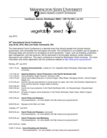 Vegetable Seed Notes, July 2010