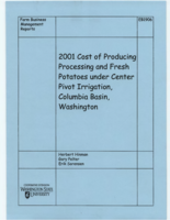 2001 cost of producing processing and fresh potatoes under center pivot irrigation, Columbia Basin, Washington