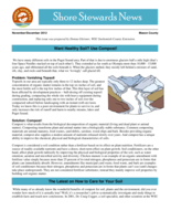 Shore Stewards News, November/December 2012