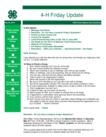 4-H Friday Update, May 30, 2014