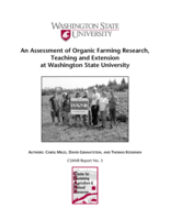An assessment of organic farming research, teaching, and extension at Washington State University