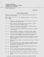 Health insurance pre-test