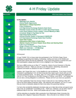 4-H Friday Update, May 8, 2015