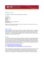 RCM News, July 2014