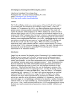 Developing and Sustaining the Northwest Digital Archives