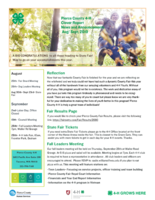 Pierce County 4-H Clover Report News and Announcements, August-September 2019