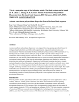 Anionic waterborne polyurethane dispersion from a bio-based ionic segment