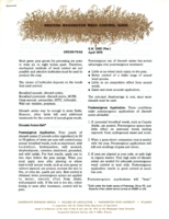 Western Washington weed control guide: green peas