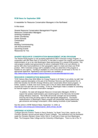 RCM News, September 2009