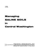 Managing saline soils in central Washington