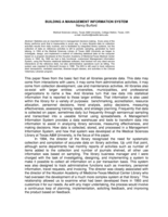 Building a management information system