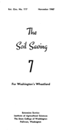 The soil saving seven for Washington's wheatland