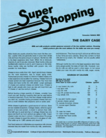 Super shopping: the dairy case