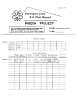 Washington state club record: Pigeon project