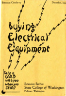 Buying electrical equipment