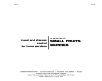 Insect and disease control for home gardens: Small fruits, berries