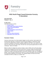 WSU North Puget Sound Extension Forestry E-Newsletter, June/July 2014