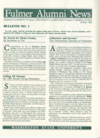 Fulmer Alumni News, Spring 1985, Bulletin 1