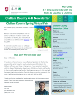 Clallam County 4-H Newsletter, May 2020