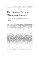 The Hunt for Oregon Missionary Sources: Clifford M. Drury and His Enduring Archives Legacy