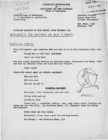 Volunteer yourself or with several other builders for: athletics or sports in 4-H camps