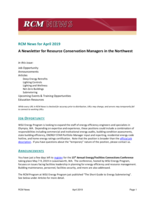 RCM News, April 2019