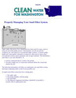 Properly Managing Your Sand Filter System