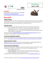 CloverGram, April 6, 2018