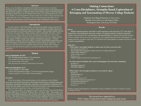 Making connections:  belonging and sensemaking of diverse college students