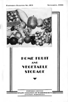 Home fruit and vegetable storage