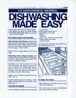 Dishwashing made easy