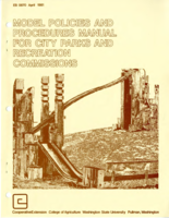 Model policies and procedures manual for city parks and recreation commissions