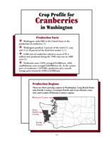 Crop Profile for Cranberries in Washington