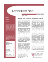Criminal Justice News, Spring 2011