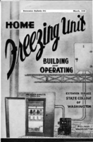 Home freezing unit building and operating