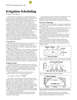 Irrigation Scheduling