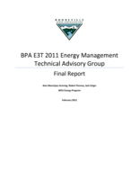 BPA E3T 2011 Energy Management Technical Advisory Group : final report