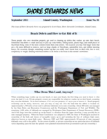 Shore Stewards News, Island County, WA, Issue 81