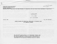 Control program for insects and other pests of vegetables crops for commercial growers