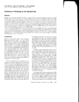 Variations in Recharge at the Hanford Site