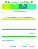 Tuesday Newsletter, October 17, 2017