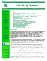 4-H Friday Update, June 22, 2018