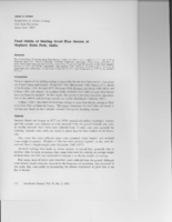 Food Habits of Nesting Great Blue Herons at Heyburn State Park, Idaho