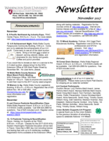 Walla Walla County Extension Newsletter, November 2017