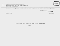 Control of insects on cane berries 1962