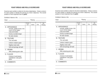 Yeast Bread and Rolls Scorecard