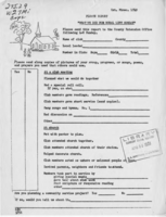 Please report "what we did for rural life Sunday"